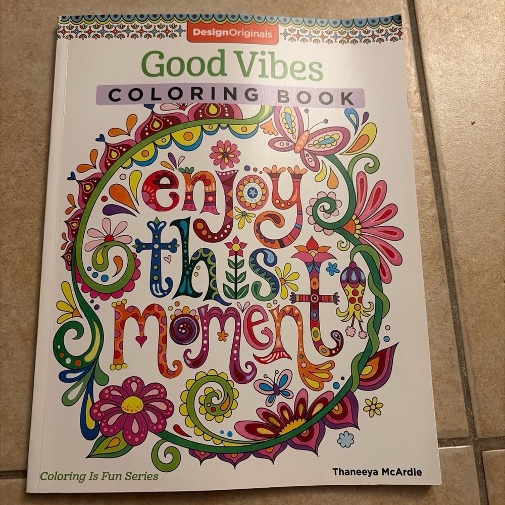 Aesthetic Stationery & Coloring Bundle - 1 Page Colored